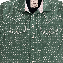 Load image into Gallery viewer, Myrtle Green Western Icon Short Sleeve Performance Western Shirt
