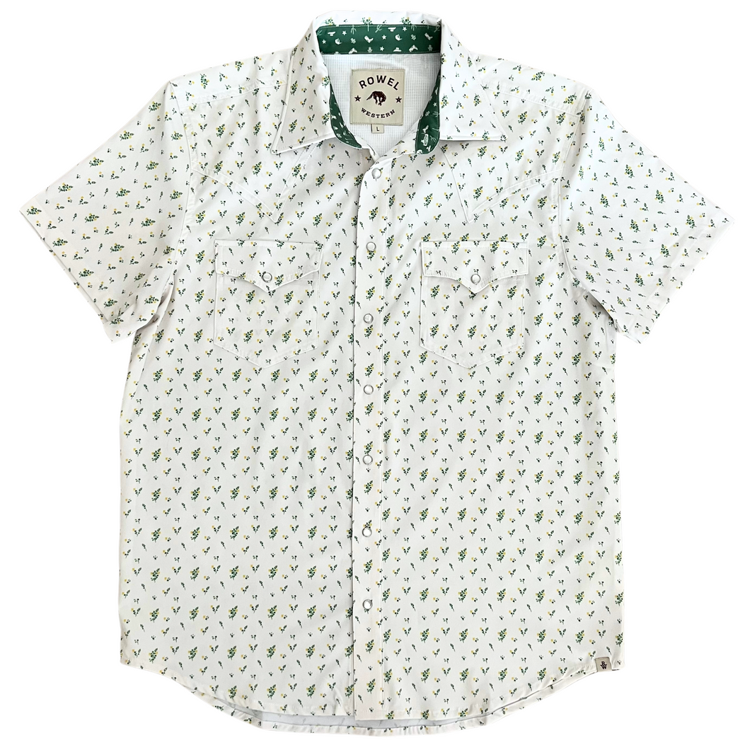 Creosote Flower Short Sleeve Performance Western Shirt