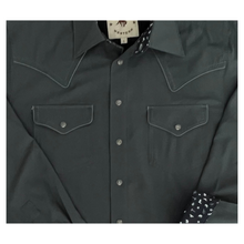 Load image into Gallery viewer, Gunmetal Long Sleeve Performance Western Shirt
