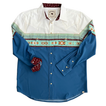 Load image into Gallery viewer, Blue Agave Long Sleeve Performance Western Shirt
